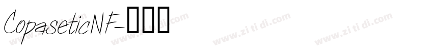 CopaseticNF字体转换