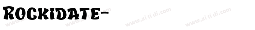 Rockidate字体转换