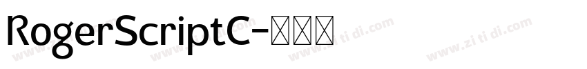 RogerScriptC字体转换