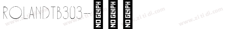 RolandTB303字体转换