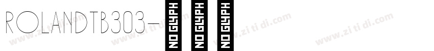 RolandTB303字体转换