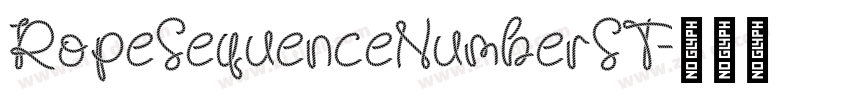 RopeSequenceNumberST字体转换