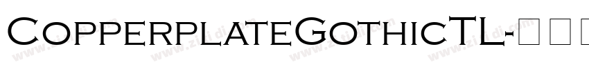 CopperplateGothicTL字体转换