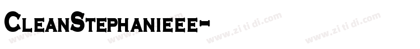 CleanStephanieee字体转换