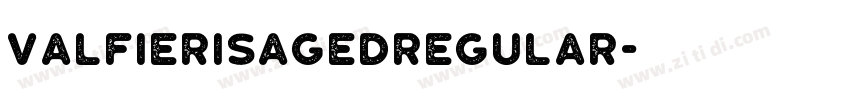 ValfierisAgedRegular字体转换