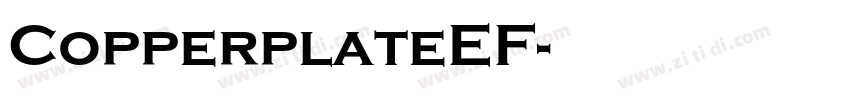 CopperplateEF字体转换
