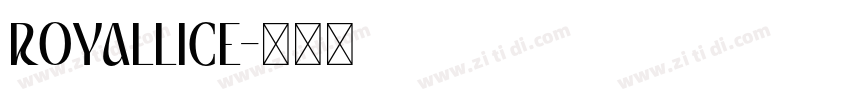 ROYALLICE字体转换