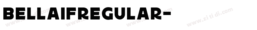 BellaifRegular字体转换
