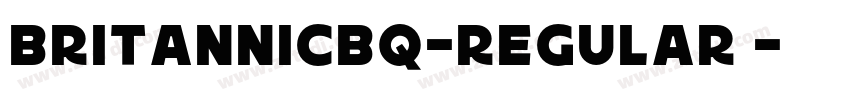BritannicBQ-Regular免字体转换