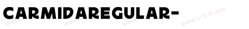 CarmidaRegular字体转换