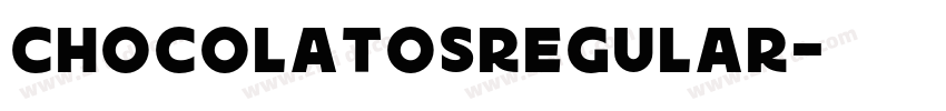 ChocolatosRegular字体转换