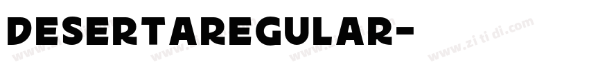 DesertaRegular字体转换