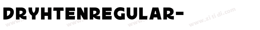 DryhtenRegular字体转换