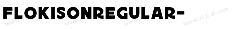 FlokisonRegular字体转换