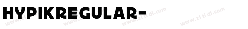 HypikRegular字体转换 HypikRegular字体转换