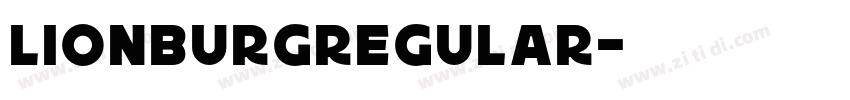 LionburgRegular字体转换 LionburgRegular字体转换