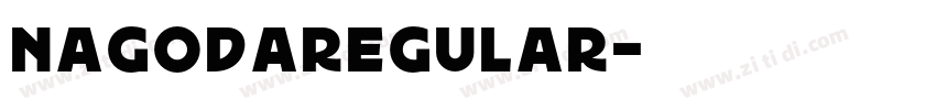 NagodaRegular字体转换