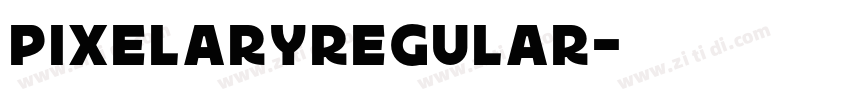 PixelaryRegular字体转换 PixelaryRegular字体转换