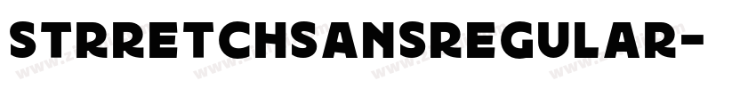 STRRETCHSANSRegular字体转换