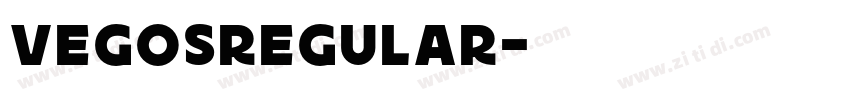 VegosRegular字体转换