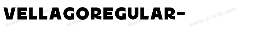 VellagoRegular字体转换
