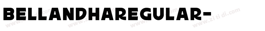 BellandhaRegular字体转换