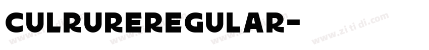 CulrureRegular字体转换 CulrureRegular字体转换