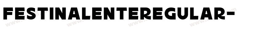 FestinaLenteRegular字体转换