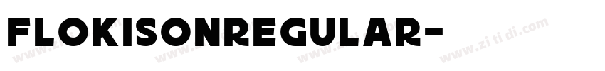 FlokisonRegular字体转换