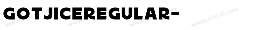 GotjicERegular字体转换