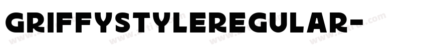 GriffystyleRegular字体转换