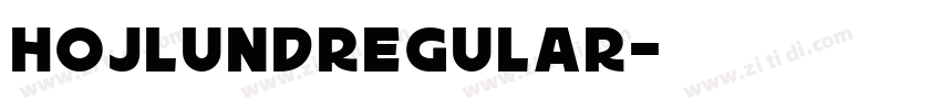 HojlundRegular字体转换