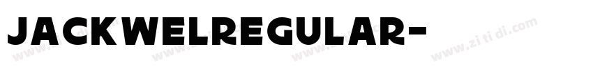 JackwelRegular字体转换