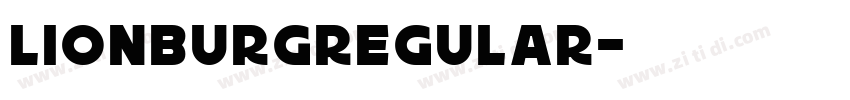 LionburgRegular字体转换 LionburgRegular字体转换