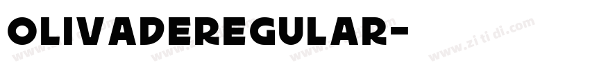 OlivadeRegular字体转换 OlivadeRegular字体转换
