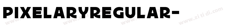 PixelaryRegular字体转换 PixelaryRegular字体转换
