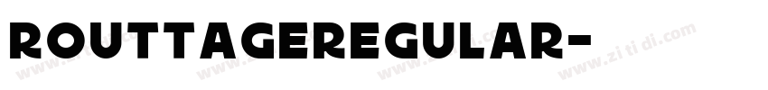 RouttageRegular字体转换