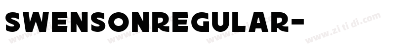 SwensonRegular字体转换