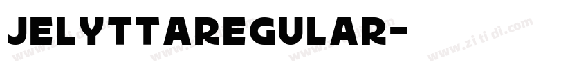 jelyttaRegular字体转换