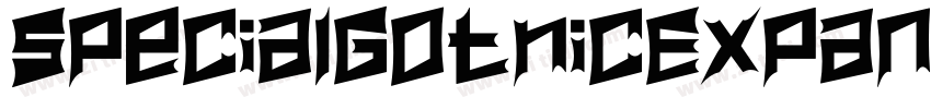 SpecialGothicExpande字体转换