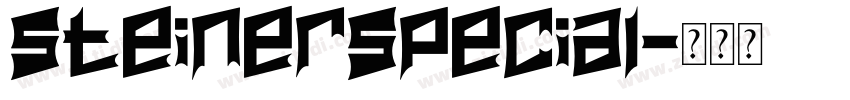 SteinerSpecial字体转换