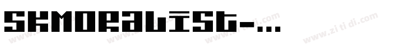 SKMoralist字体转换