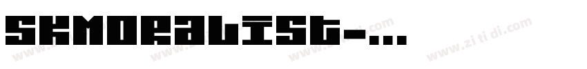 SKMoralist字体转换