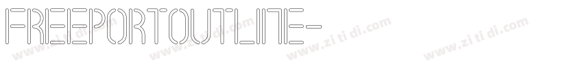FreeportOutline字体转换