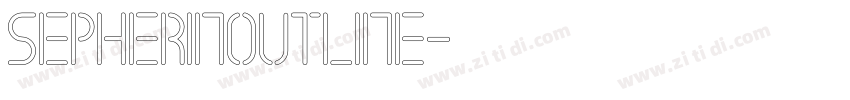 SepherinOutline字体转换