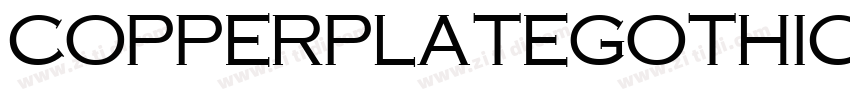 CopperplateGothicBol字体转换