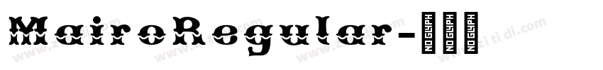 MairoRegular字体转换 MairoRegular字体转换