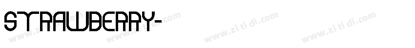 STRAWBERRY字体转换