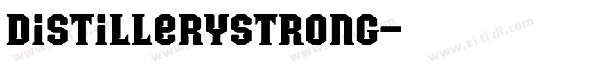 DistilleryStrong字体转换