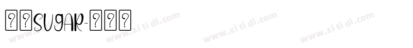 狮尾sugar字体转换